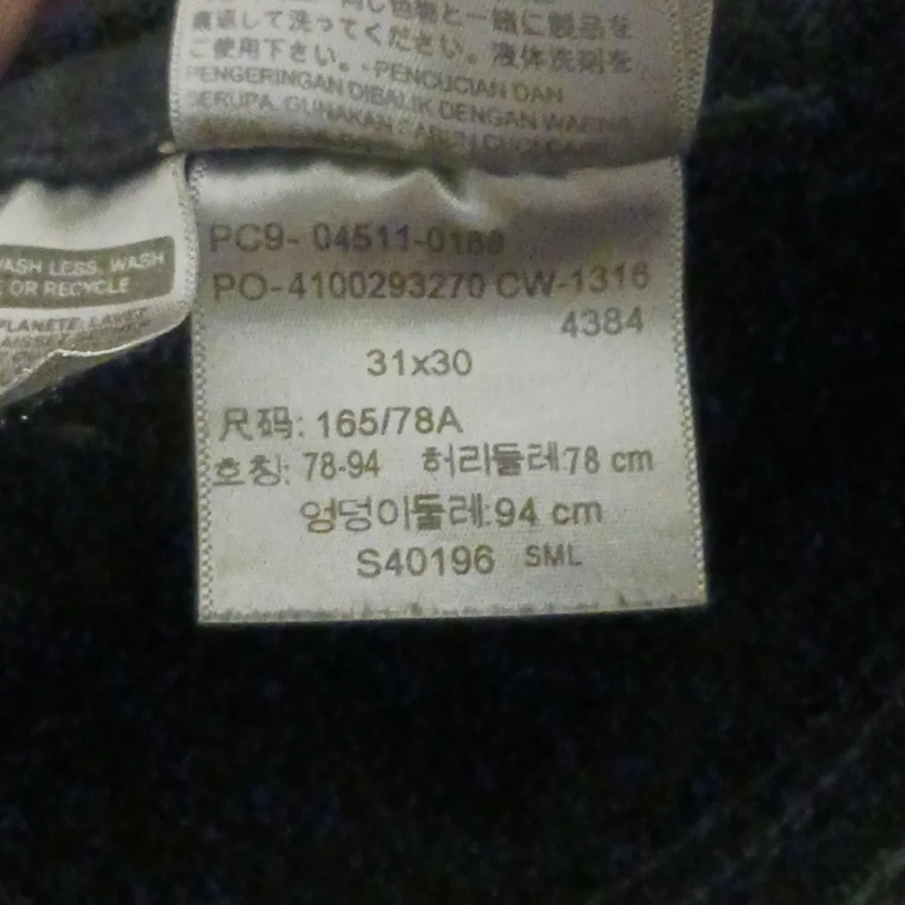 Levi Strauss Black Straight Leg Men's Jeans Size 31x30 Basic Comfort Jeans